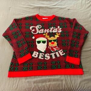 No Boundaries ugly Christmas sweater juniors sz xl